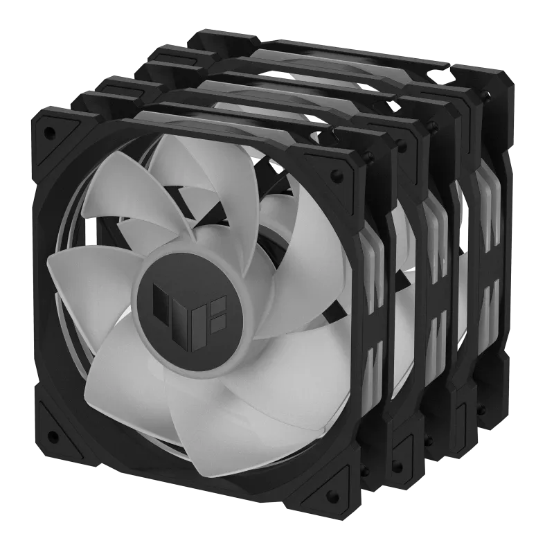 ASUS TUF Gaming TR120 ARGB Reverse Blade Fan, 120mm 3in1 Fan Black ASUS TUF Gaming TR120 ARGB Reverse Blade Fan, 120mm 3in1 Fan Black